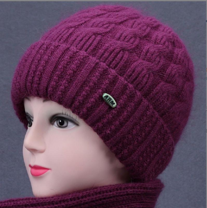 7 Farben 1 Stück Dicke Ältere Plus Samt Strickmütze Mittelalterliche Mütze Wollmützen Damen Outdoor Kalt Warm Mädchen Geschenk