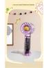 Portable USB Handheld Fan with Strong Wind, Climbing Hook, and Atmosphere Light