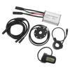Electric Scooter Conversion Kit 36 48V 15A 250W Brushless Motor Controller LCD Display 130X Thumb Throttle Kit
