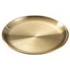 Stainless Steel Round Barbecue and Snack Plate