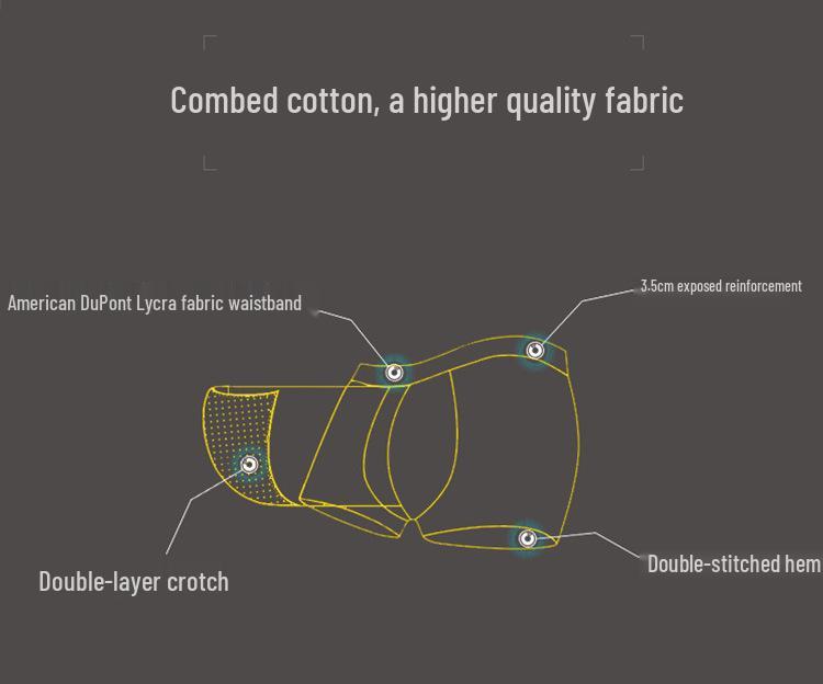 Men's Plus Size Mid-Rise Breathable Cotton Briefs