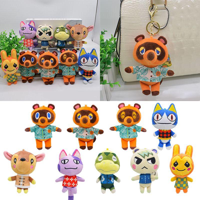 Pendant Game Keychain Accessories Cute Animal Crossing Plush Toycartoon Animals