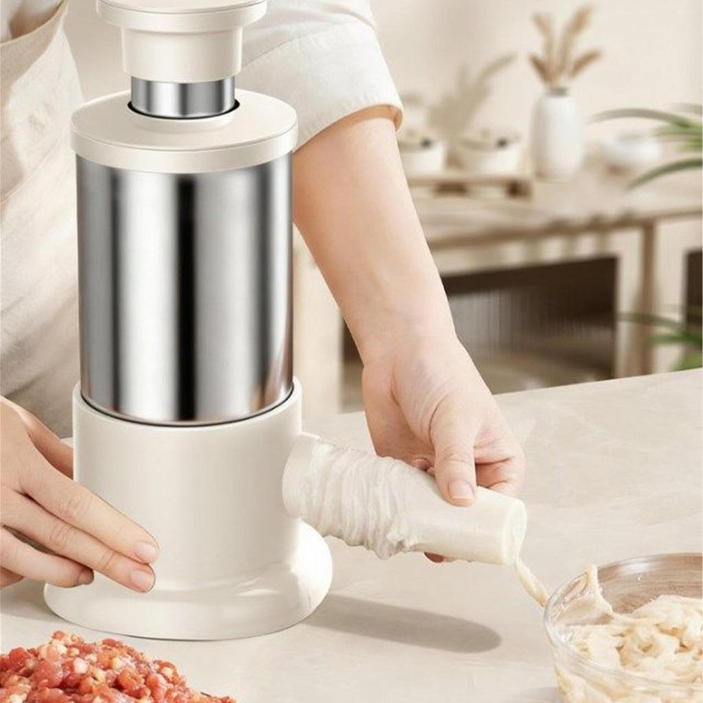 Stainless Steel Large Manual Sausage Maker Meatball Maker Sausage Stuffer Homemade Use Filler Tool Meat Ball Mold Machine