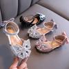 Summer New Korean-style Rhinestone Soft Sole Girls' Sandals Princess Shoes Children's Shoes Spring Style Girls' Leather Shoes Trendy