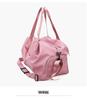 Waterproof Gym Bag for Men & Women - Large Capacity with Wet & Dry Separation, Travel Handbag with Printed Logo