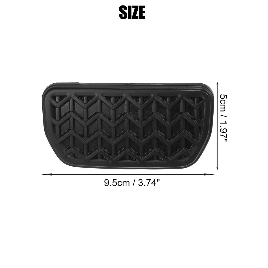 ACROPIX Clutch Brake Pedal Cover Anti Slip Car Pedal Cover for Toy ota Compatible with RAV4 Black 1 Piece
