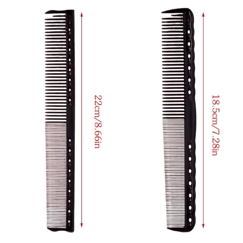 Static Free Resin Hair Comb For Precise Flat Top Cut Smooth Design Suitable For Most Hair Types