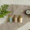 Eco-friendly Material Miniature Soap Dispenser Grid Texture Mini Lotion Bottle Dollhouse Accessory for 1:12 Scene Decor
