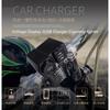 Dc12/24V Motorcycle Atv Cigarette Lighter Socket 2Usb 3.1A Charger Led Voltmeter