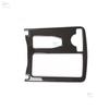 Car Styling ABS Carbon Texture Central Console Water Cup Holder Frame Trim For Mercedes Benz C E GLC Class W204 W212