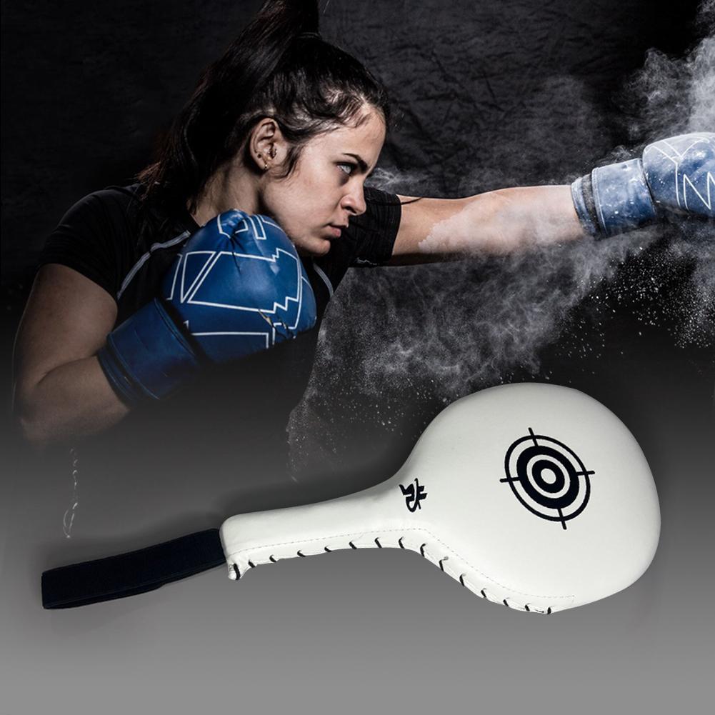 PU Boxing Foot Target Boxing Training Mat Ergonomic Boxing Focus Pads Kickboxing Pads Training Rebound Target for Martial Arts