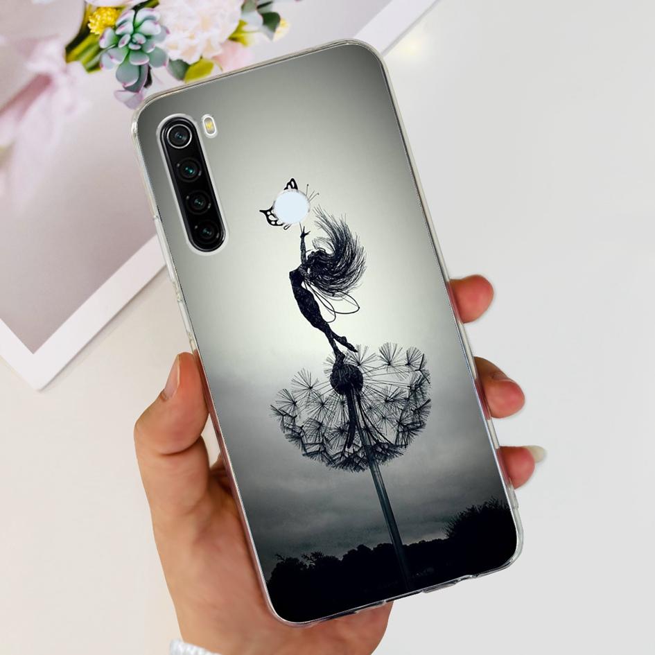 For Xiaomi Redmi Note 8 Case Cute Cartoon Soft Silicone Phone Cases For Xiaomi Redmi Note 8T 8 t Cover On Redmi Note8 Back Coque