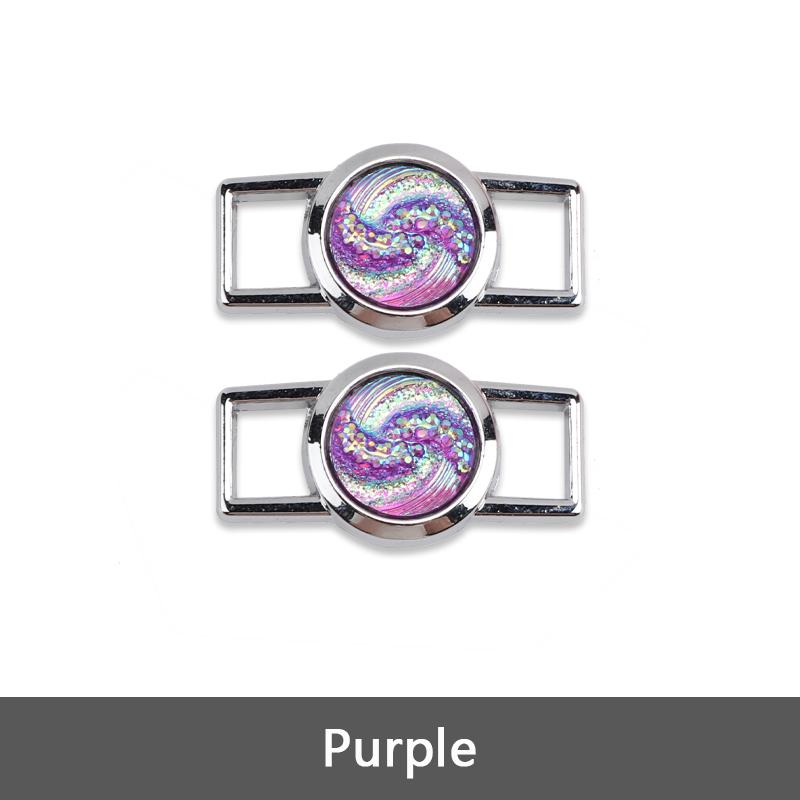 

Шармы для обуви с бриллиантами, Шармы для шнурков, Металлическая пряжка, Шнурки, Роскошные украшения «Туманность», Кроссовки для наборов AF1, Аксессуары для обуви фиолетовый