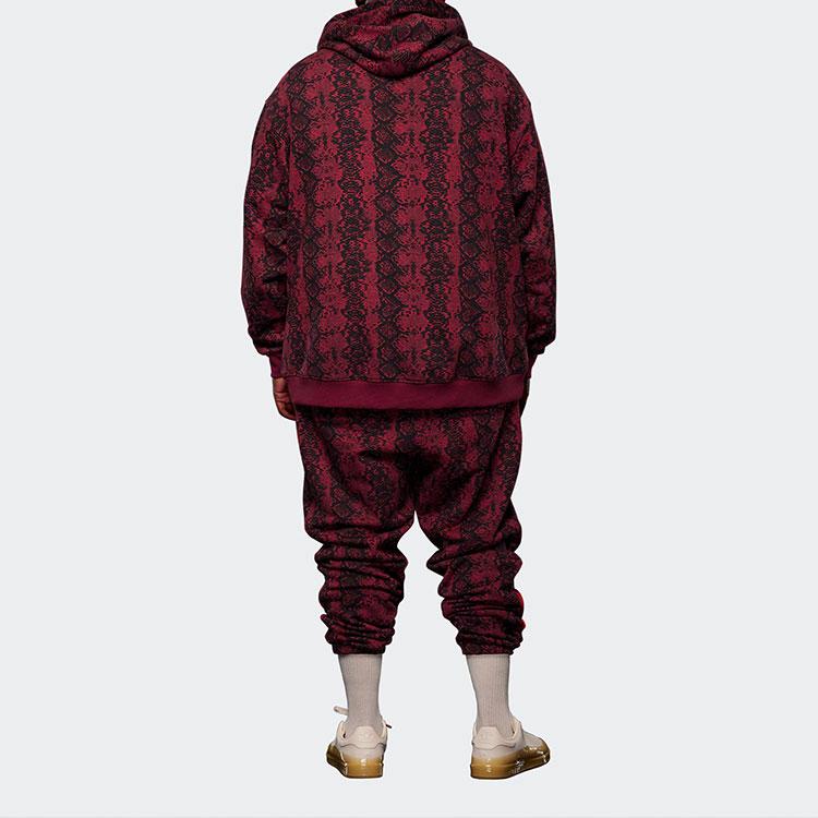 Adidas Originals X Ivy Park Casual Print Hoodie With Long Sleeves Men Tops Red HI1975