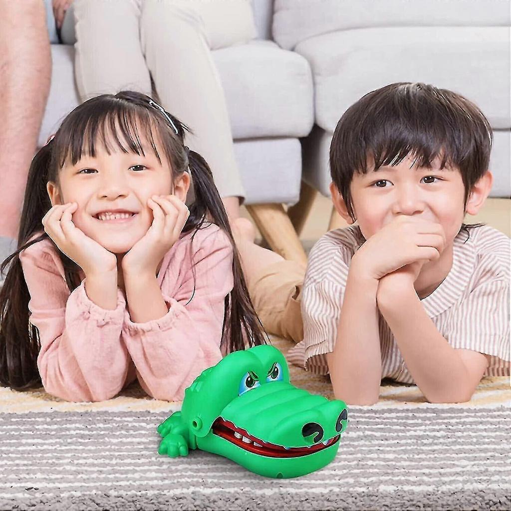 New Crocodile Teeth Toy Game For Kids - Alligator Biting Finger Dentist Game, Party Game Of Luck And Fun. Perfect Birthday Christmas Gift