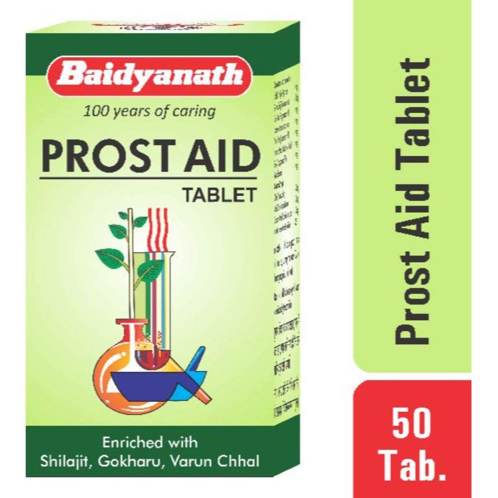 Baidyanath Asli Ayurved Prostaid 50 Tablets Herbo-Mineral Urinary Health Support Formula
