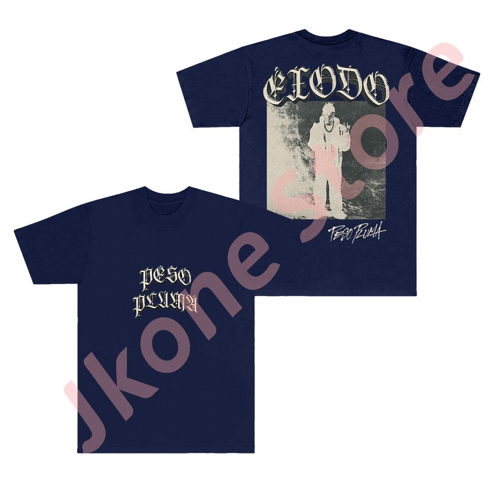 

Peso Pluma Exodo Album Merch TShirts 2024 Tour Logo Tee Summer Women Unisex Fashion HipHop Streetwear Top 4XL