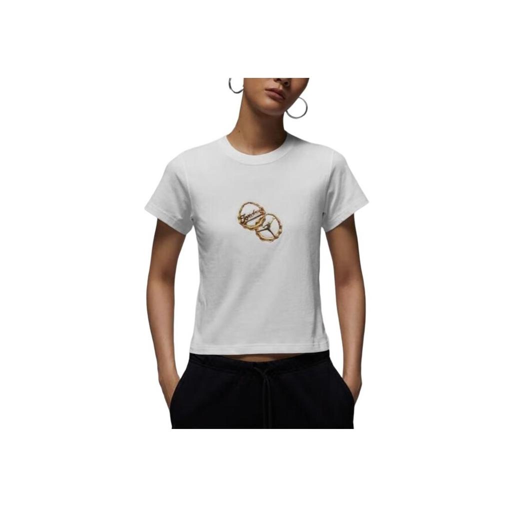 Jordan Brk Ss Tmid Gx Pullover Simple Comfortable Short Sleeve T-Shirt Women Tops IH2386-100