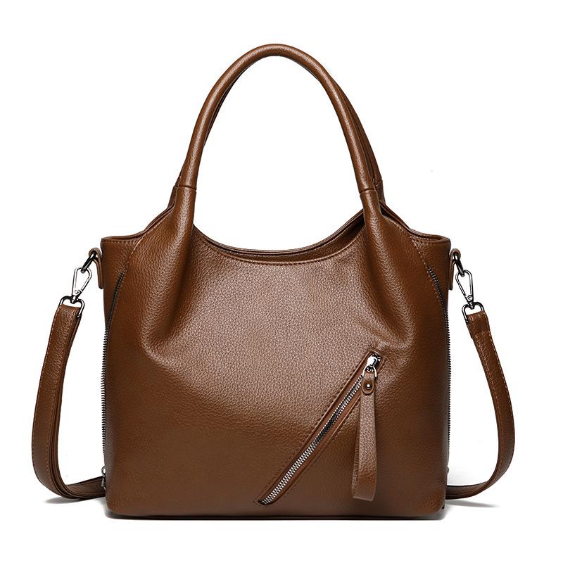 Stylová a jednoduchá velkokapacitní taška přes rameno Crossbody pro dojíždění Tote taška