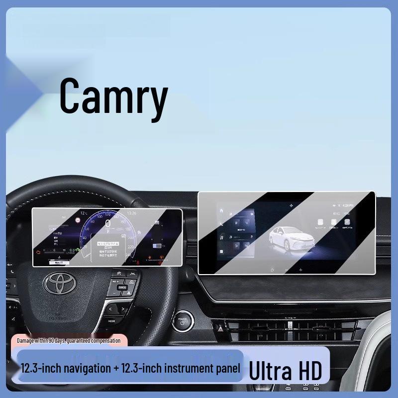 Displayschutz für 25 Toyota Camry Modelle der 9. Generation - Gehärtetes Glas Innendekoration