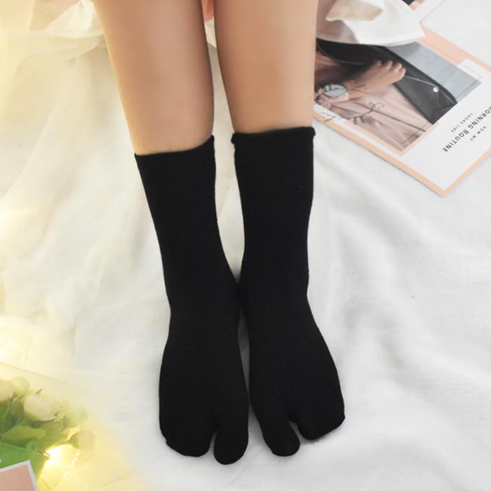 Japanese Kimono Pure Cotton White Thigh High Socks Cosplay Girls Two Fingers Socka Long/short Tube Split Toe Socks Stay Ups
