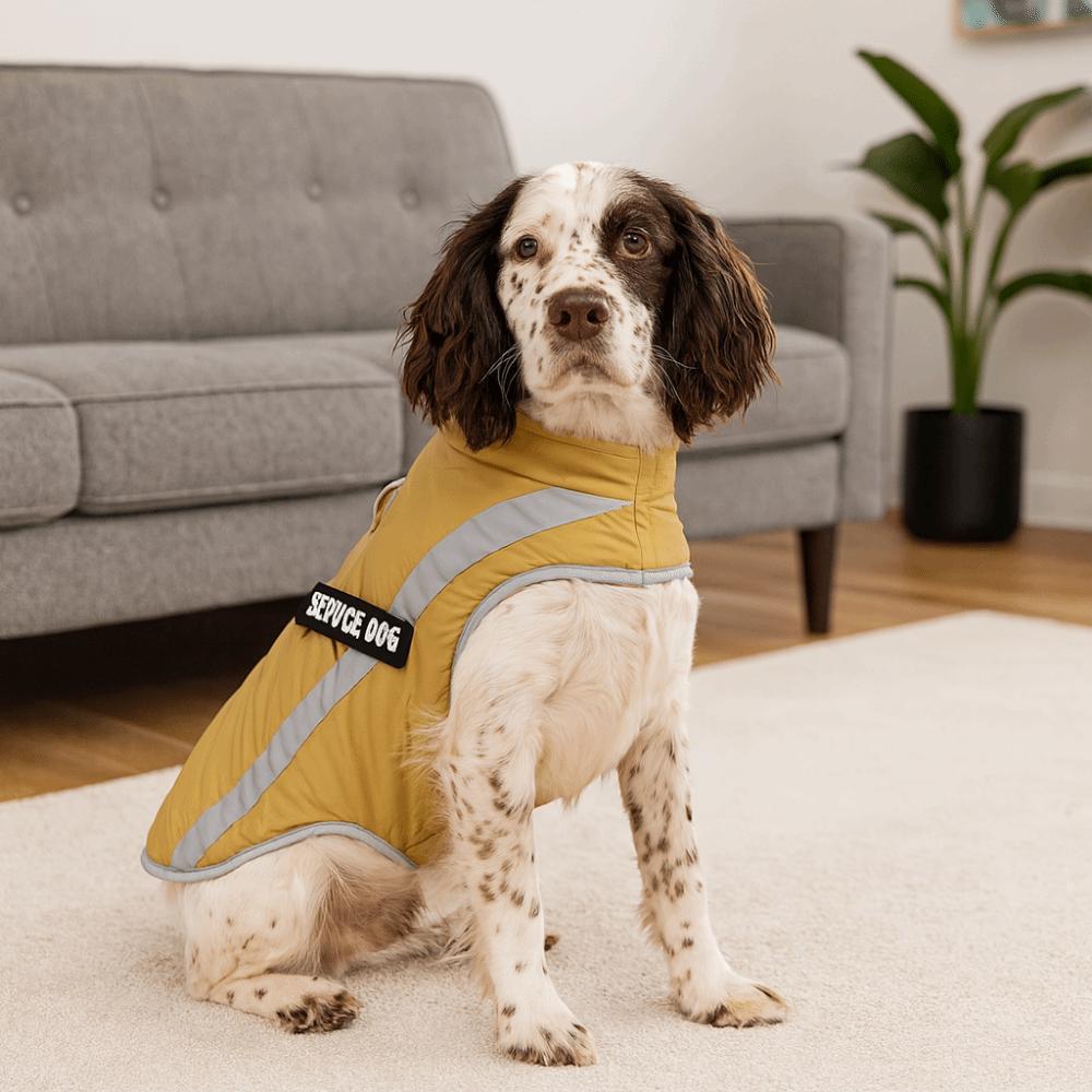 Fashion Waterproof Winter Dog Coat Reflective Windproof Dog Vest Jacket Comfort Fleece Lining Dog Windbreaker Winter