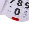 Large Button Phones One Touch Dialing Adjustable Ringing Tone and Handset Volume Large Key Wired Telephone with Photo Memory Corded Phone