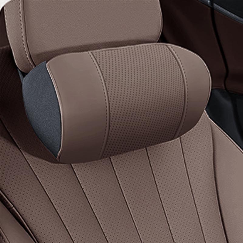 Zhiji R7 All-Season Car Headrest & Lumbar Support Cushion with Memory Foam