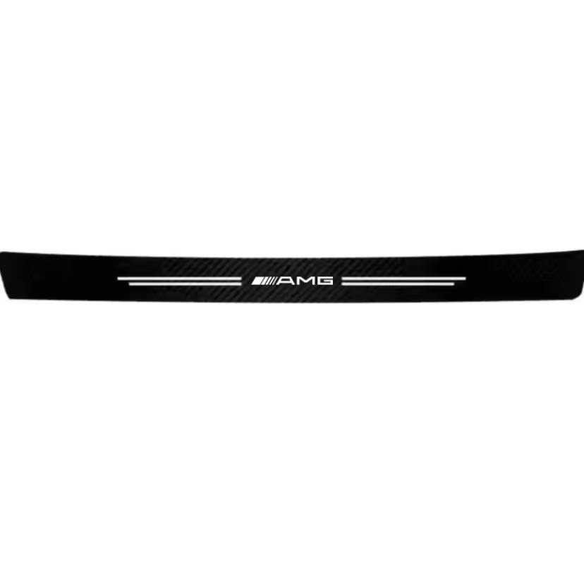 

1/4/5Pcs Car Door Sill Scuff Plate Decor Carbon Fiber Stickers For Mercedes Benz AMG A B C E G CLA GLA W211 W214 W205 W203W204
