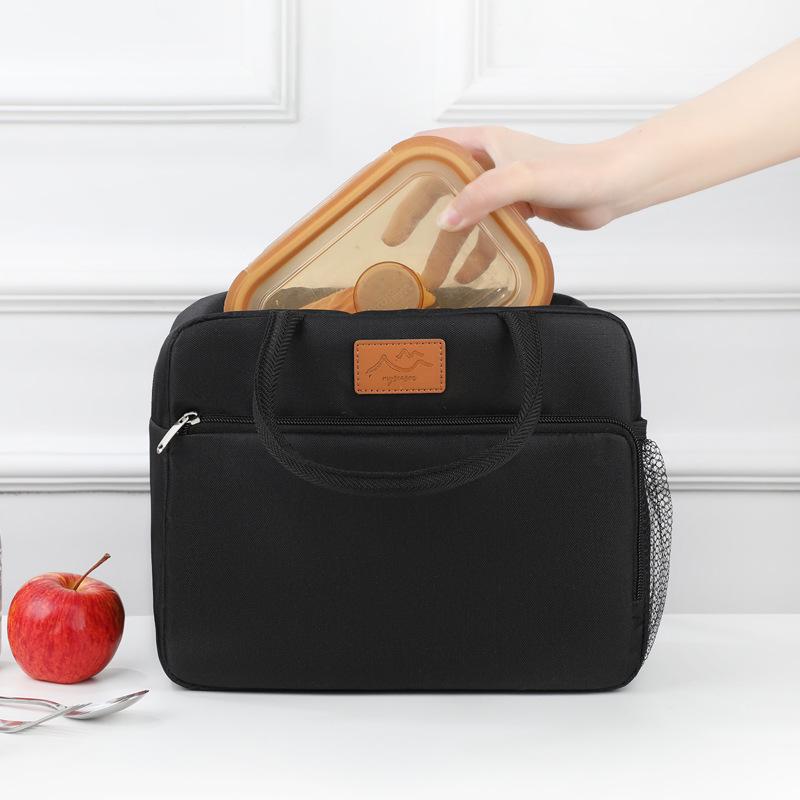 Japanese-Style Insulated Lunch Bag - Large Capacity, Waterproof Bento Bag for Students & Office Commutes