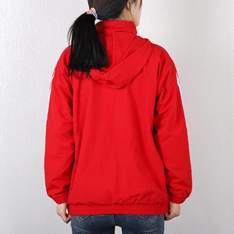 adidas NEO Women's CNY New Year Red Hooded Track Jacket GE7777
