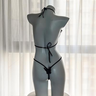 Adult Female Interest Gathers Underwear Bikini Bra Three-point One-piece Open File To Avoid Extreme Temptation
