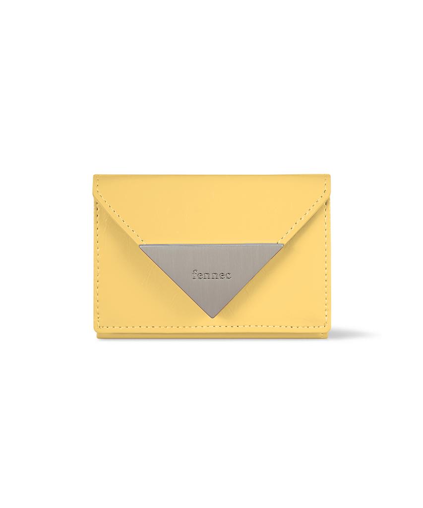 Fennec Crinkle Triangle Triple Wallet - Marigold
