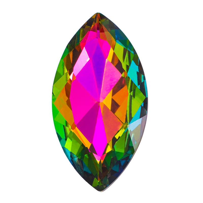 Horse Eye Crystal Diamond Shoe and Phone Case Accessories - Irregular Glass Stones
