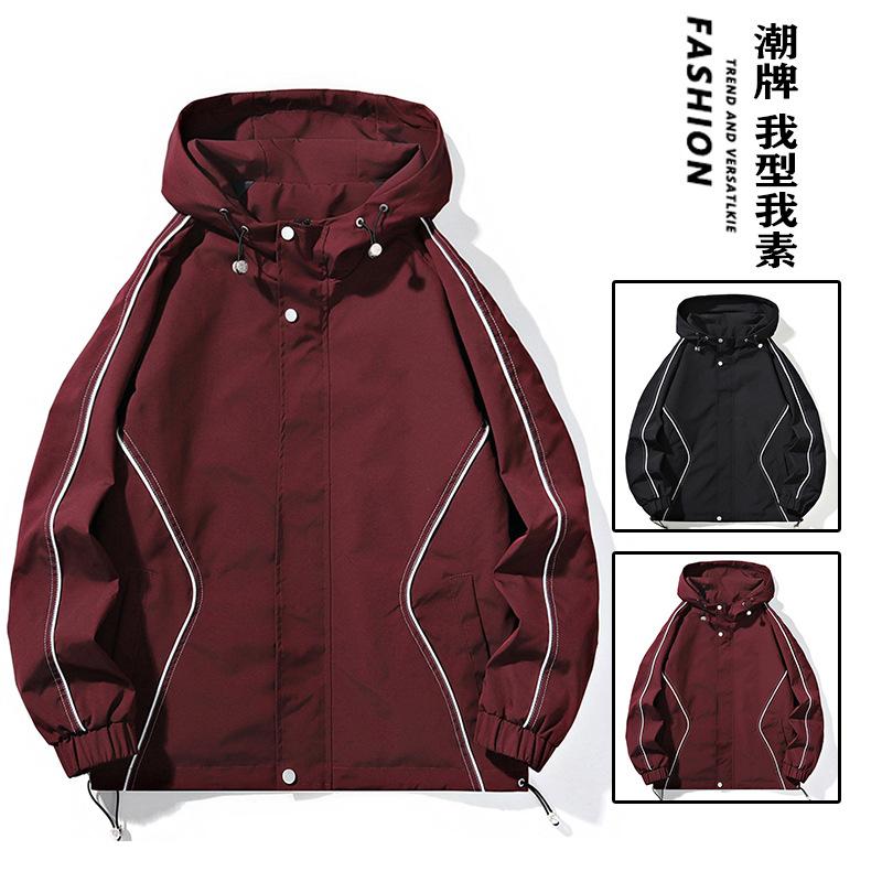 

Spring and Autumn New Waterproof and Windproof Assault Jacket Green Versatile Outdoor Casual Couple Jacket Jacket for Men M
