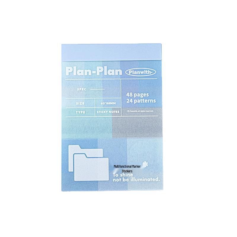 Planwith Logical Multi-functional Marker Stickers: Portable Writing & Classification Index for Planners & Notebooks