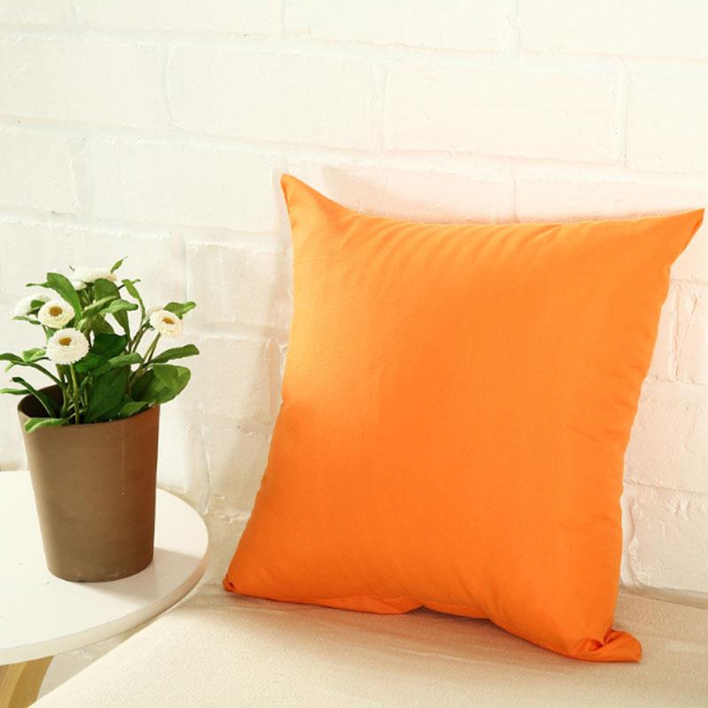 Наволочка ярких цветов, однотонная полиэстеровая наволочка, декоративная наволочка 9