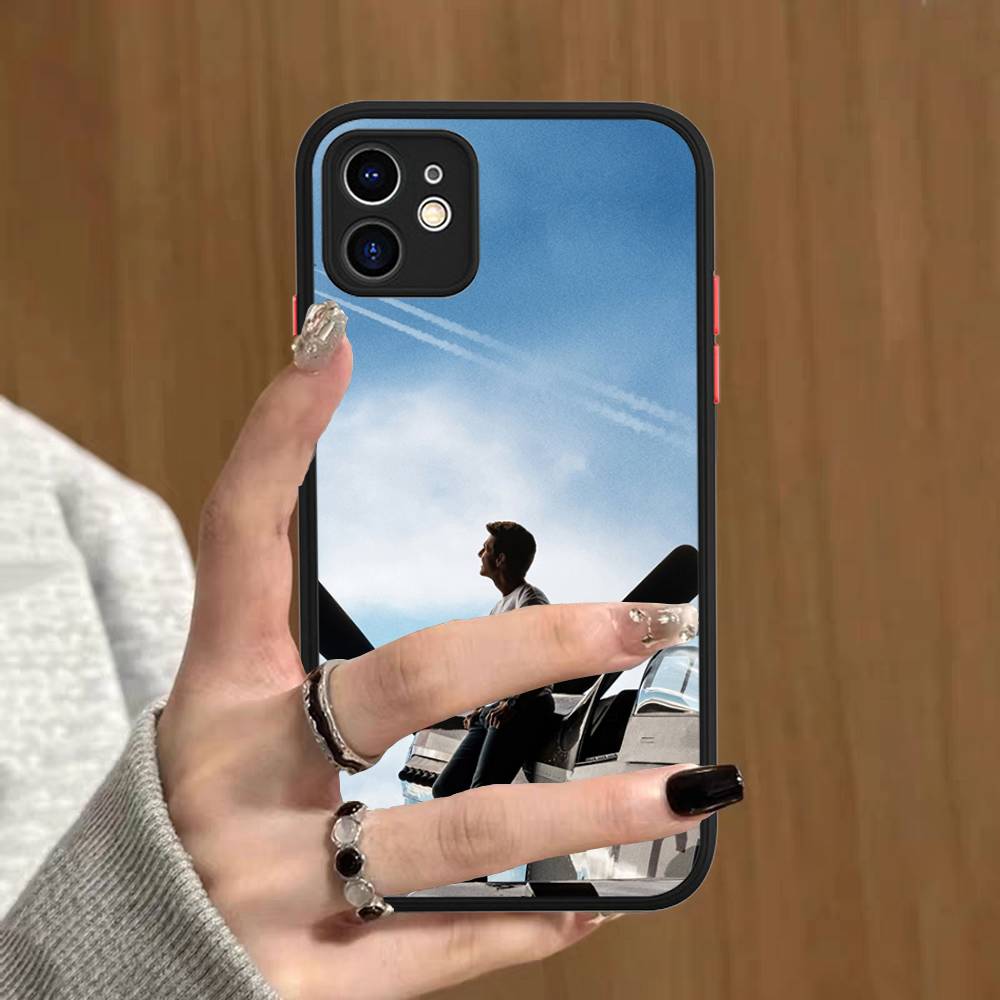 Action Film T-Top G-Gun Matte Transparent Phone Cover For IPhone Case 16 15 14 13 12 11 Pro Max X XS Max Plus
