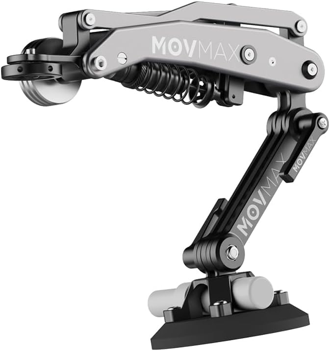 Movmax Blade Arm Instruction Video Warranty for DJI Pocket Insta and GoPro HERO 12 Cameras with N2 Arm Technology and Universal Locking Screws