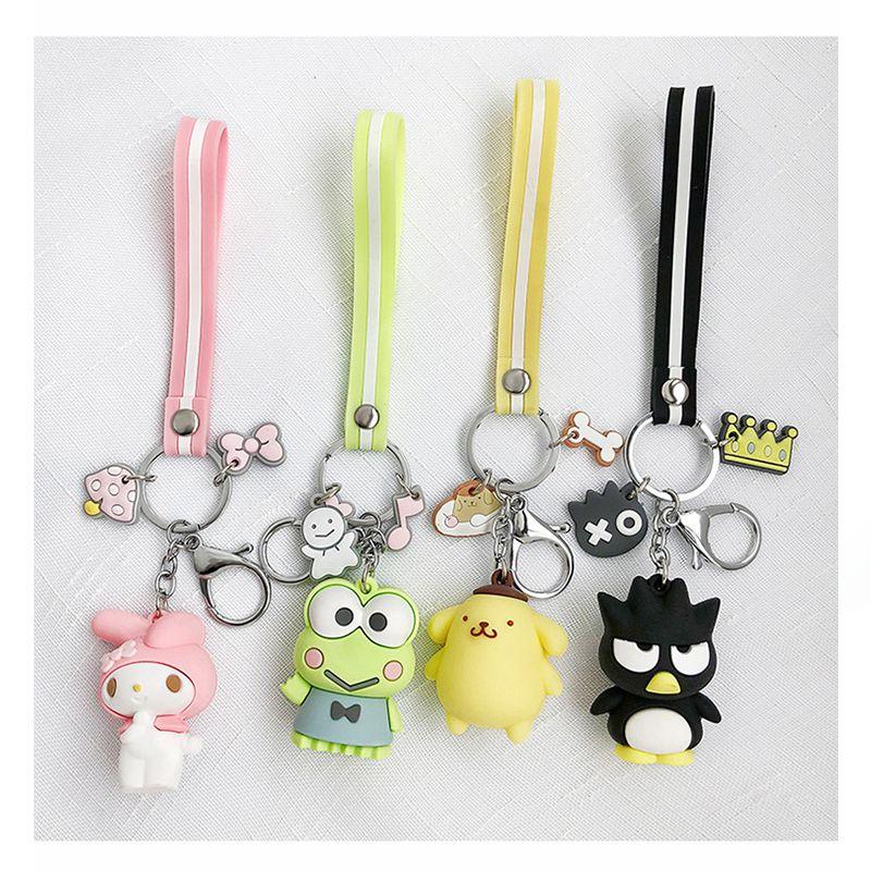 Sanrio Cute Silicone Key Chain Melody Bag Pendant Accessory