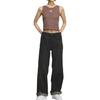 adidas Originals Fake Denim Padded Tank Fashion Sleeveless Sports Vest Women Tops KE3892