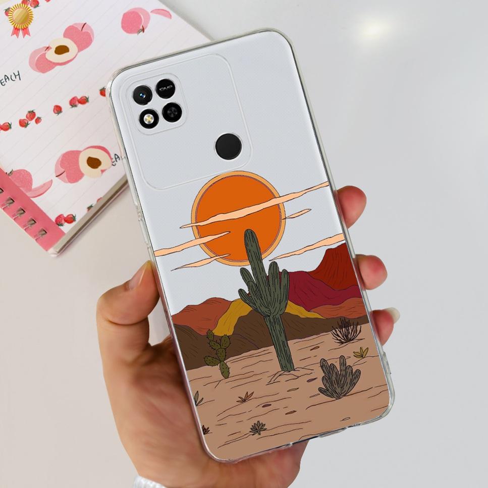NEW Design For Cover Xiaomi Redmi 10A Case Cartoon Bumper Back Shockproof Soft TPU For Xiomi Redmi 10 10C A10 C10 Redmi10 A Bag