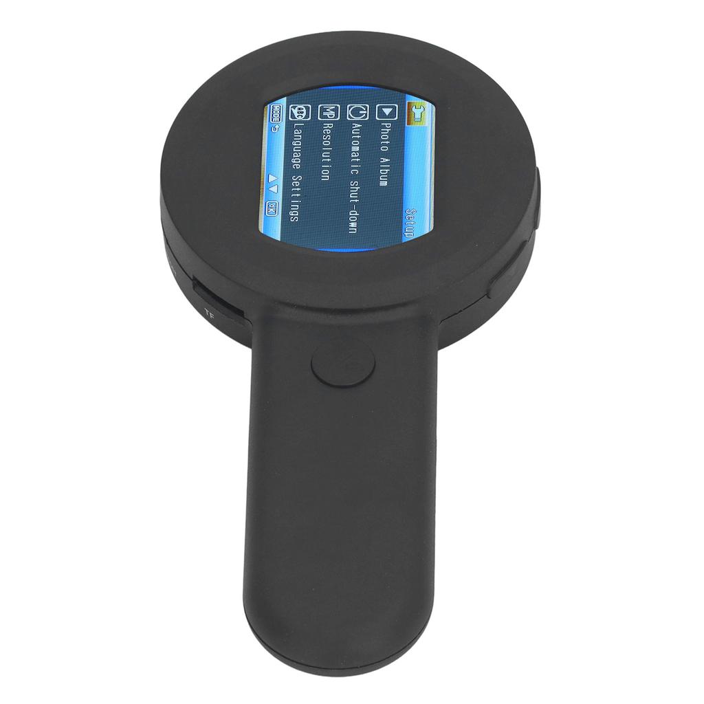 Handheld Electronic Magnifying Glass USB 2in IPS Screen with 8 LED Lights Portable Desktop Magnifier for Coin Jewelry