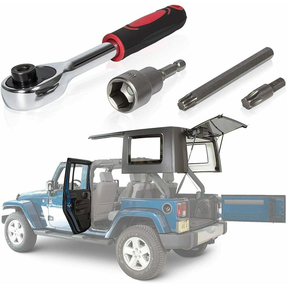 Hard Top And Door Quick Release Tool Set Removal Wrench Tool Kit Compatible For Wrangler Jl
