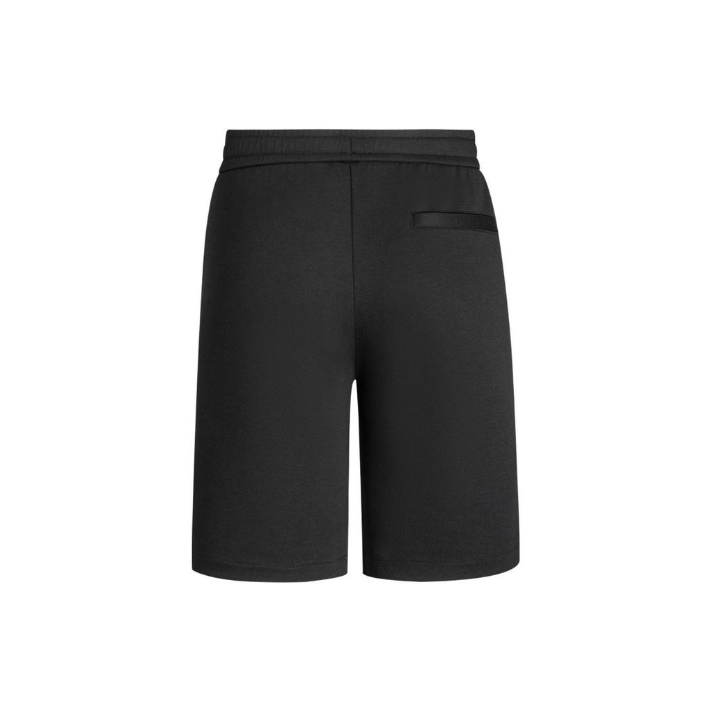 Armani Exchange SS24 Letter Print Drawstring Straight Casual Shorts Men shorts Black 3DZSSA-Z9N1Z-1200