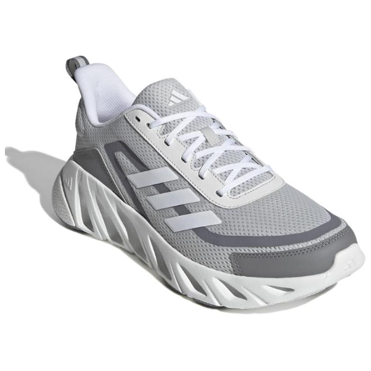 Adidas All Day Boom Comfortable Durable Breathable Low Top Casual Running Shoes Unisex Sneakers White JS0477