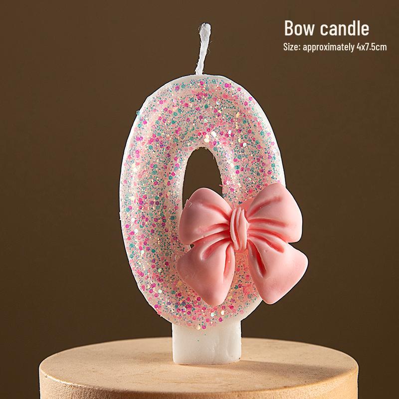 2025 Creative Lotus Birthday Number Candles for One-Year-Old Boys & Girls