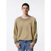 GXG Men's Khaki Spray-Painted Crew Neck Sweatshirt