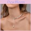 Geometric Drop Pendant Necklace With Gold Plating For Women