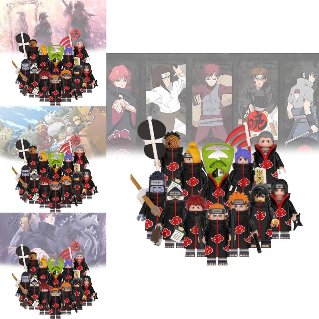 Colorful And Creative Naruto Mini Figure Building Blocks Toys For Diy Fun And Play